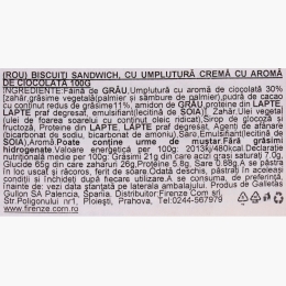 Biscuiți sandwich cu umplutură de ciocolată Mini Twins, 100g