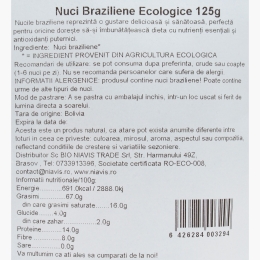 Nuci braziliene ECO 125g