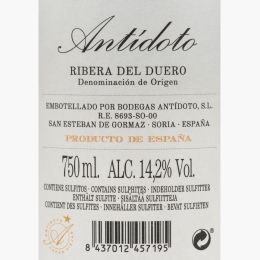 Vin roșu sec Soria Tinto Fino, 14.2%, 0.75l