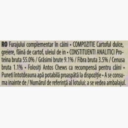 Recompense pentru câini Insecta Nibbles Cricket & Sweet Potato, 100g