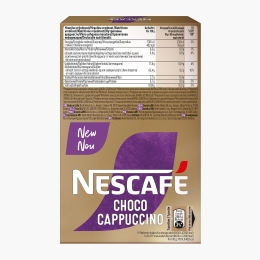 Cappuccino Choco plicuri (8x14g), mix de cafea instant 