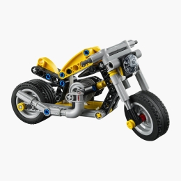 Motocicletă galbenă, 4222 Technic, 151 piese, +7 ani