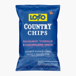 Chipsuri cu gust de oțet balsamic și cepă caramelizată Country Chips 150g