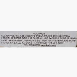 Gin 999.9, 40% alc, 700ml + pahar