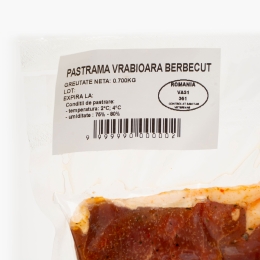 Pastramă din vrăbioară de berbecuț 700g