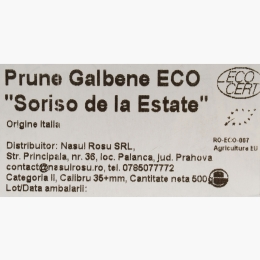 Prune galbene eco 500g