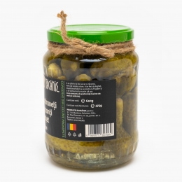 Castraveți crocanți în oțet, 3-6 cm, 375g