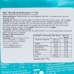 Biscuiți sărați fără gluten Salti 175g