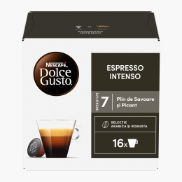 Espresso Intenso 16 băuturi 112g, capsule cafea 