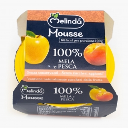Mousse de mere și piersici 200g (2x100g)