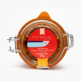 File de anșoa în ulei de semințe de floarea-soarelui cu ardei iute 230g