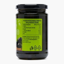 Măsline negre întregi 300g