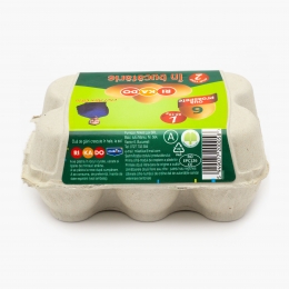 Ouă mărimea L cod 2, 6 buc 
