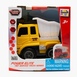 Basculantă fricțiune 1:43, 10cm, galbenă, 1 buc
