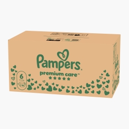 Scutece Premium Care XXL Box, mărimea 6, 13-18kg, 116 buc