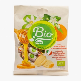 Bomboane eco umplute cu miere de flori de portocal 90g