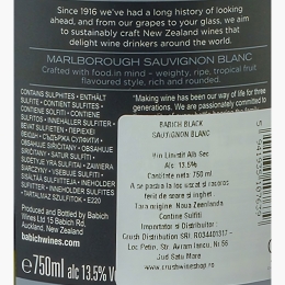 Vin alb sec Marlborough Sauvignon Blanc, 13.5%, 0.75l