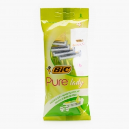 Aparat de ras pentru femei Pure Lady 3 lame, 4 buc