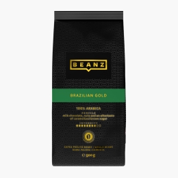 Brazilian Gold 500g, cafea boabe prăjită 