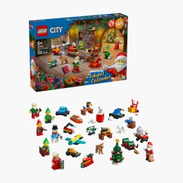 Calendar de advent Atelierul lui Moș Crăciun, 60510 City, 252 piese, +5 ani