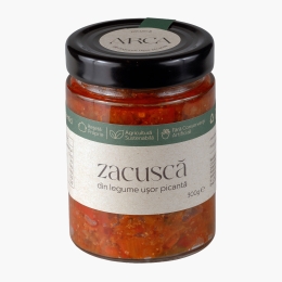 Zacuscă de legume, ușor picantă, 300g
