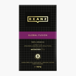 Global Fusion 250g, cafea prăjită și măcinată