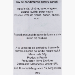 Măslinescu - Mix de condimente pentru cartofi 25g