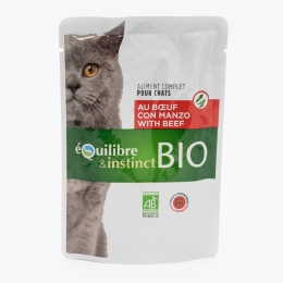 Hrană umedă pentru pisici, eco, 100g, vită