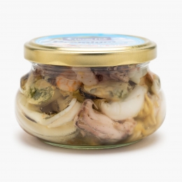 Cocktail fructe de mare în ulei 250g