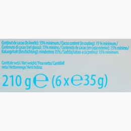 Prăjitură cu cremă de ciocolată și glazură de cacao 6x35g