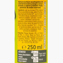 Băutură necarbogazoasă măr, mango, mentă 250ml