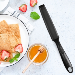 Spatulă pentru clătite Bienvenue, 32.4cm, termorezistentă, negru