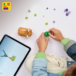 Hamster adorabil cu o floare, 31376 Creator 3 în 1, 166 piese, +7 ani