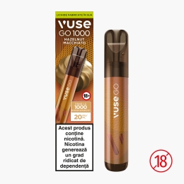 Țigară electronică 1000 Hazelnut Macchiato 20mg/ml