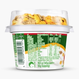 Iaurt Mic dejun cu căpșuni și fulgi de cereale 163g