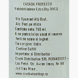 L'Amour en Blanc • Spumant Grand Cuvee Extra Dry Blanc De Blancs, Glera, 11.5%, 0.75l