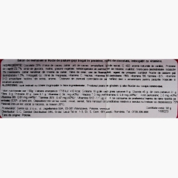 Baton proteic cu merișoare, goji și ciocolată, 50g