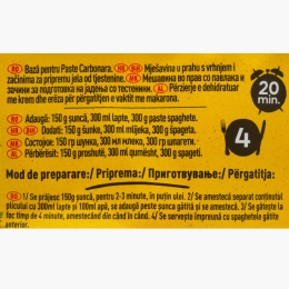 Bază pentru paste carbonara Ideea Zilei 37g