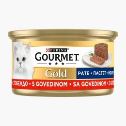 Hrană umedă pentru pisici, mousse, 85g, cu vită 