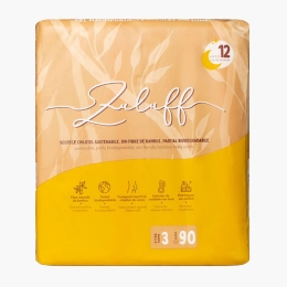 Scutece chiloțel din bambus mărimea 3, 6-11kg, 90 buc