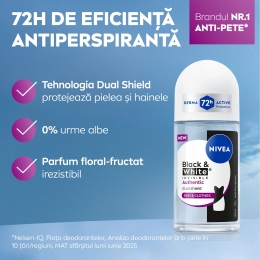 Deodorant antiperspirant roll-on Black & White Authentic 50ml