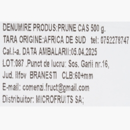 Prune 500g