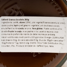 Cremă de ciocolată cu de alune de pădure 200g