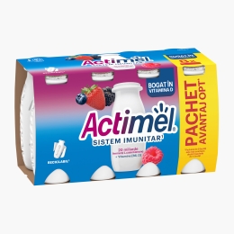 Iaurt de băut cu fructe de pădure 8x100g