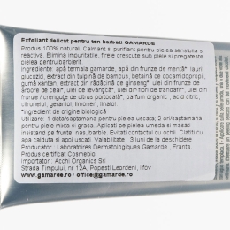 Exfoliant bio delicat pentru ten bărbați 100g