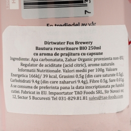 Apă carbogazoască eco cu aromă de Strawberry Cake 0.25l