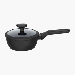 Cratiță antiaderentă + capac de sticlă 18cm, 2.8l