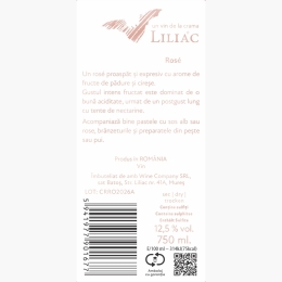 Vin rose sec, 12.5%, 750ml