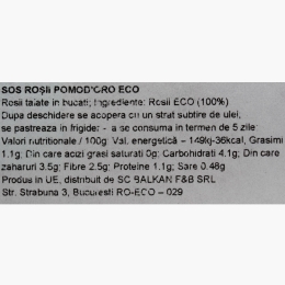 Sos de roșii eco Pomod'oro 340g