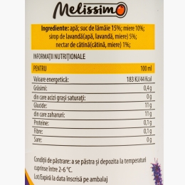 Limonadă cu lavandă, cătină și miere, 0.4l